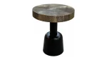Matt Antq Brass Side Stool Table