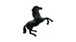 Aluminium Decorative Horse Black