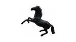 Aluminium Decorative Horse Black 3