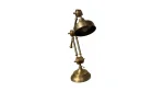 Aluminium Lamp Finish with UK Fitting 2