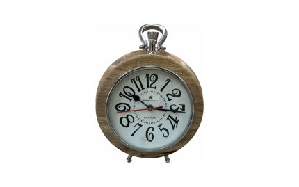 Mango Wooden and Iron Clock