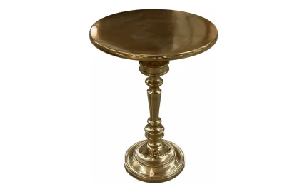 Matt Antq Brass Side Stool 2