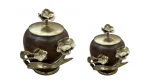 Jar Trinket 50cm Large   Deep Gold