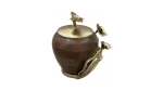 Jar Trinket 50cm Large   Deep Gold 2
