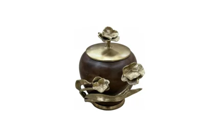 Jar Trinket 50cm Large   Deep Gold Small