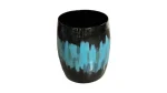 Los Cabos Iron Vase 19x16   Enamel