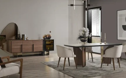 Bronze Dining Set