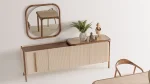 Woody Dining Set Console & Mirror (2)