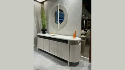San Marino Dining Set Console & Mirror