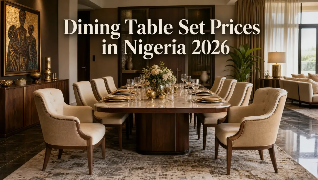Dining Table Set Prices Nigeria | Vento Furniture